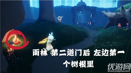 光遇7月23日大蜡烛在哪里 7月23号雨林大蜡烛分布位置